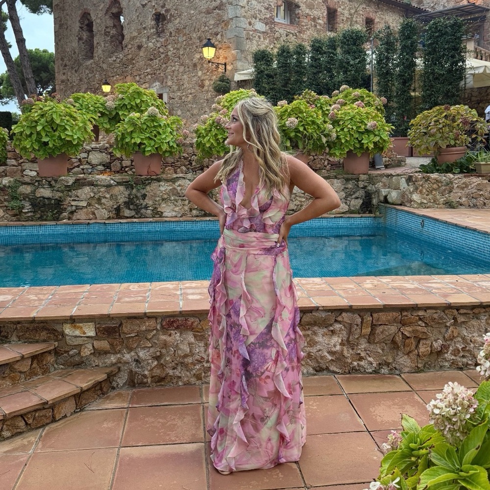 Nbd Pink Patchwork Maxi - image 7